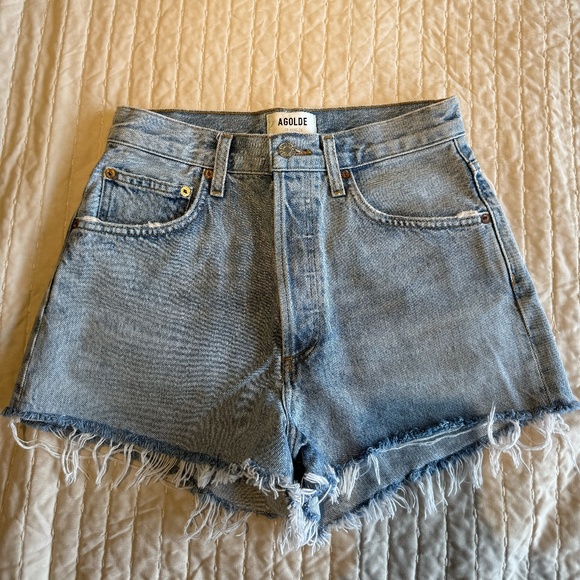 AGOLDE Jean Shorts Size 26 - Picture 1 of 4